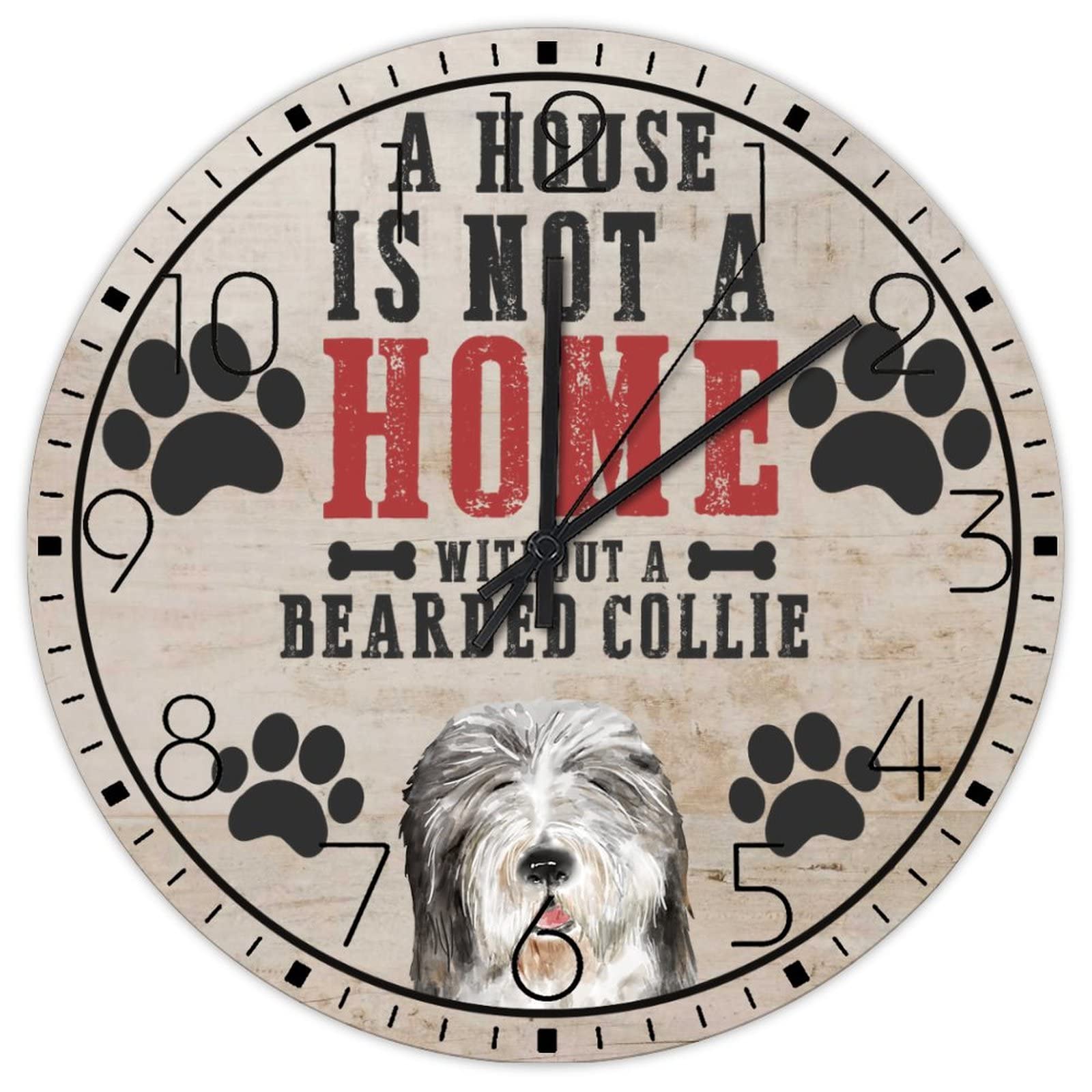 Horloge murale en bois chien : l'accessoire qui fait battre le cœur de votre maison