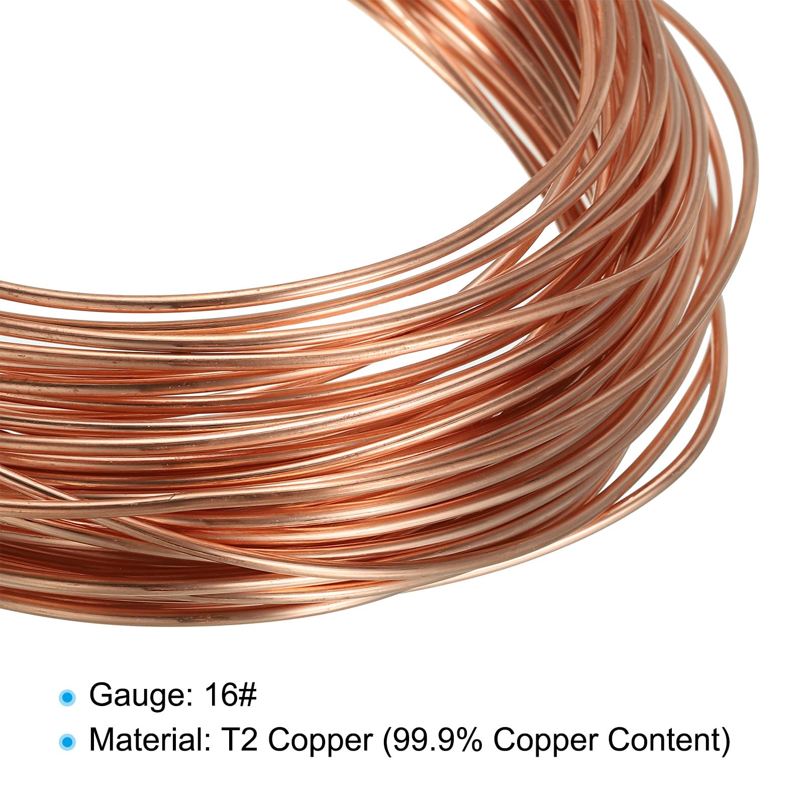 PATIKIL 49 Feet Solid Bare Copper Wire - Image 3