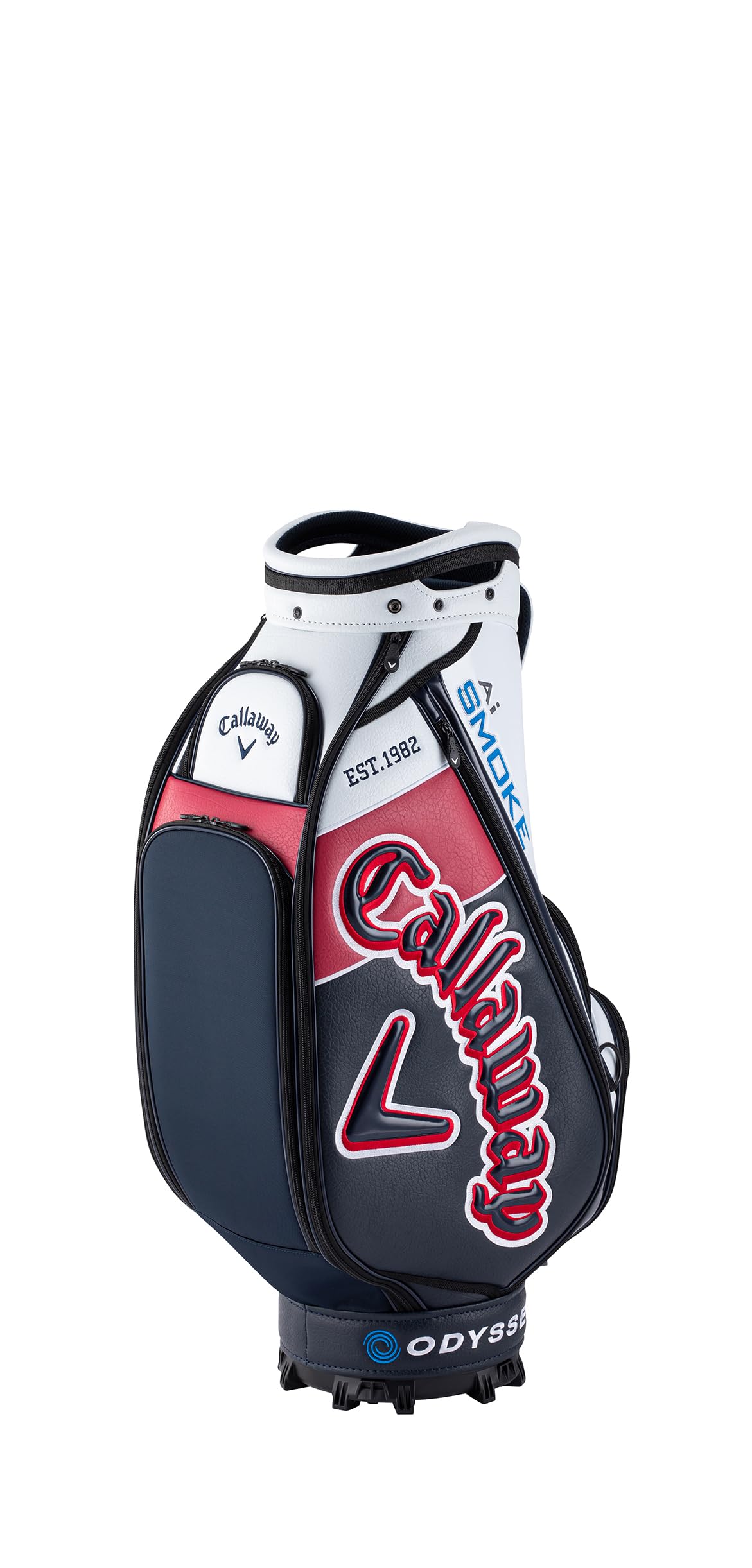 Amazon | キャロウェイ(Callaway) キャディバッグ CRT TOUR WHT/NVY