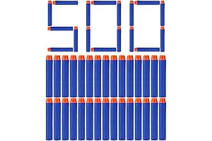 500 Pcs Refill Bullet Darts for Nerf N-Strike Elite Series Blasters Toy Gun