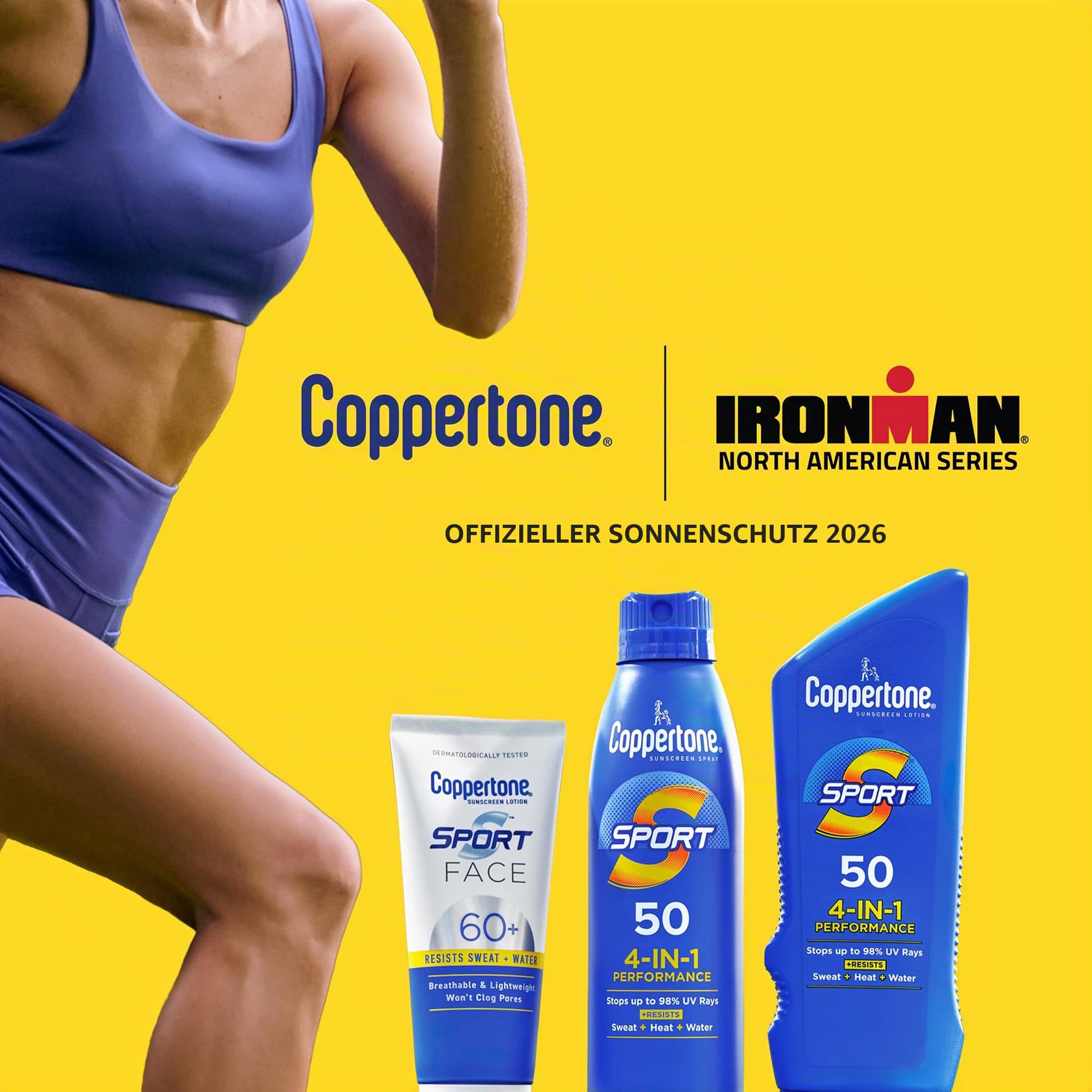 Coppertone Sport Sonnenschutzspray LSF 50, Körper-Sonnenschutz, Wasserabweisendes Spray, Massen-Sonnenschutz, 156 g… – Ansicht 10