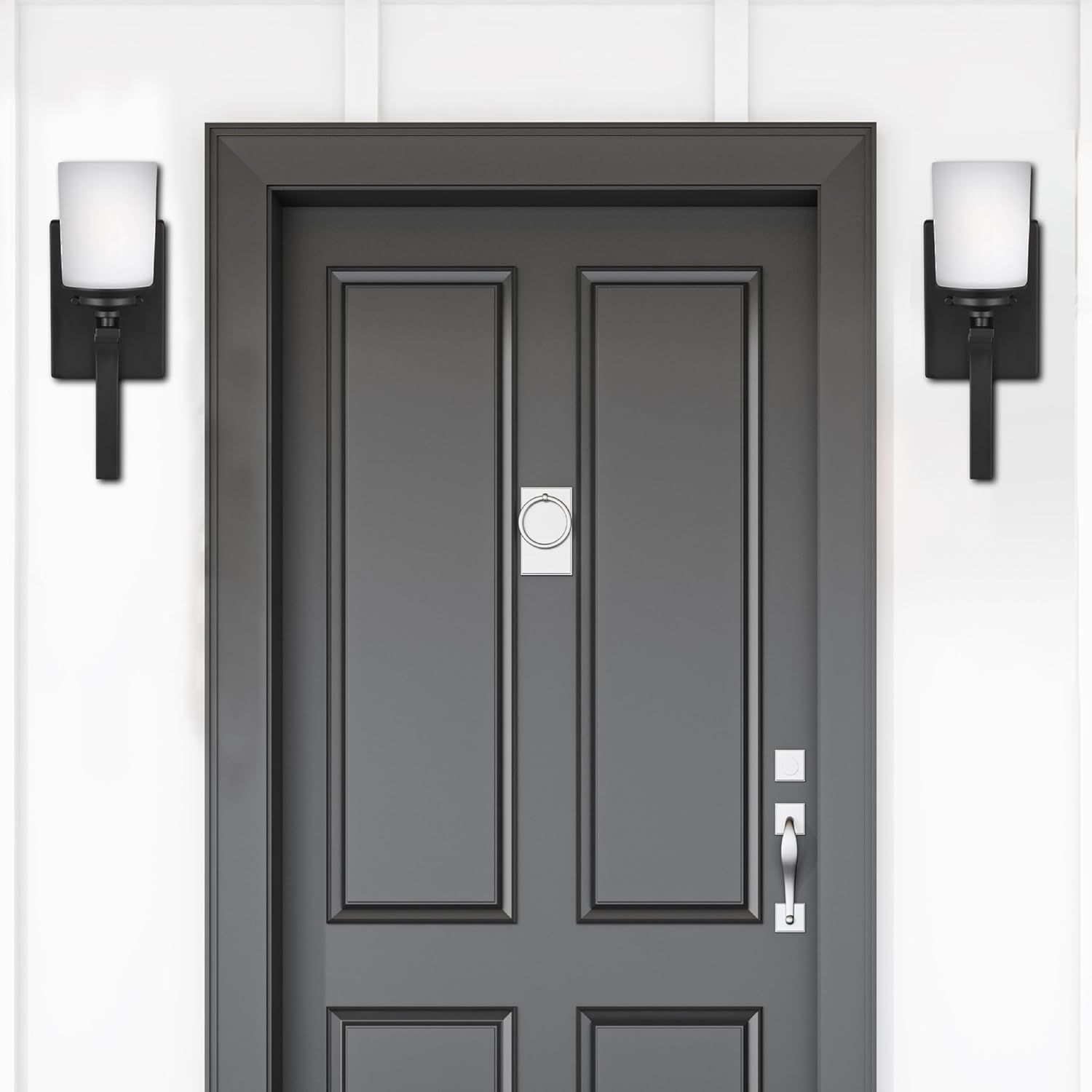 Generation Lighting 1-Light Kemal Traditional Bath Fixture Wall Lamp Midnight Black 4130701-112, Bathroom Light Fixture for Home Décor, Wall Sconce Vanity Light Fixture and Bathroom Accessory