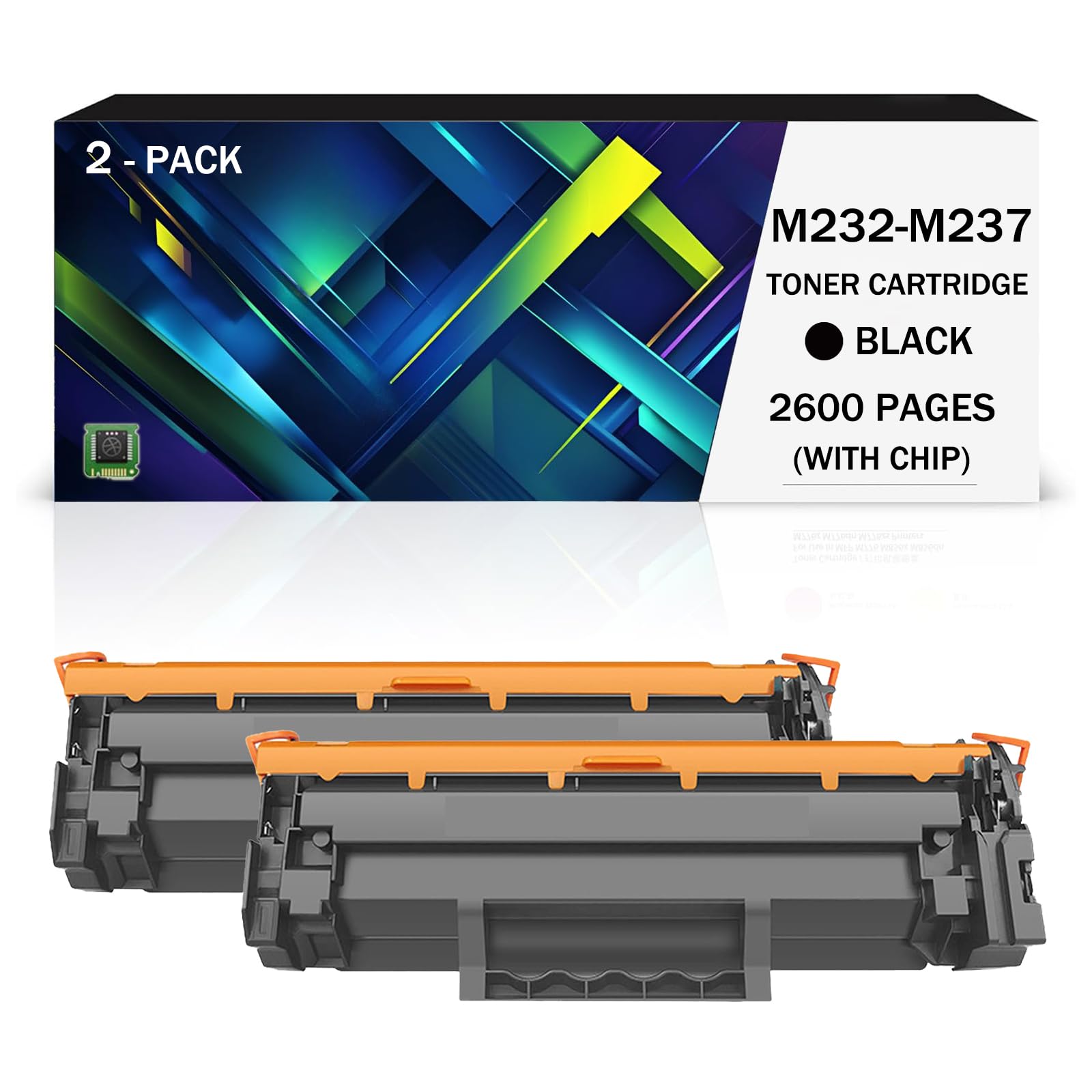Set di cartucce toner nero rigenerate M232-M237 con sostituzione del chip