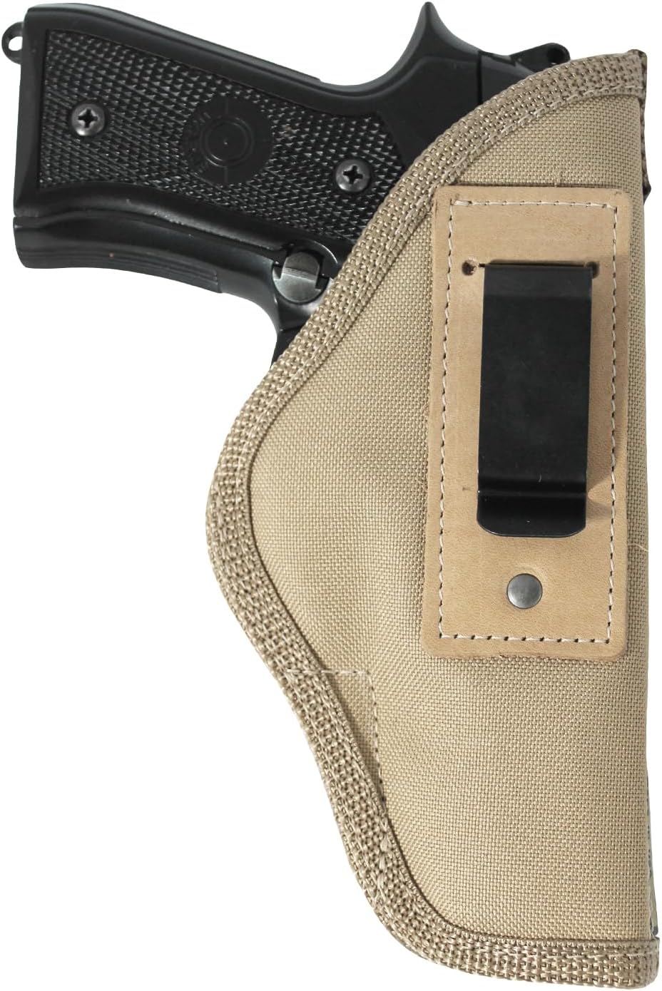 Barsony New Desert Sand Inside The Waistband Holster for Full Size 9mm 40 45