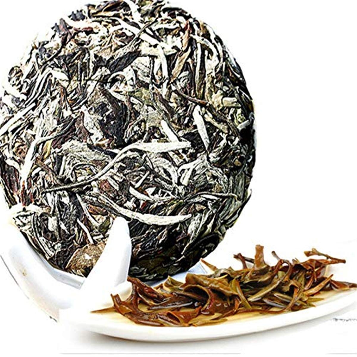 100g (0.22LB) Roher Pu'er Tee Moonlight Old Puer Tee Grüner Tee Pu-Erh Tee MengHai Pu Erh Tee Chinesischer Tee Gesunder Puerh Tee Grün Guter Sheng Cha