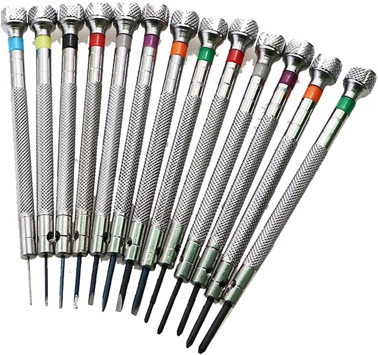 13 szt. 0,6 mm-2,0 mm zegarmistrzowie wielofunkcyjny precyzyjny zestaw śrubokrętów do zegarków okulary płaskie ostrze otwieranie narzędzie naprawcze zestaw narzędzi naprawczych/30337