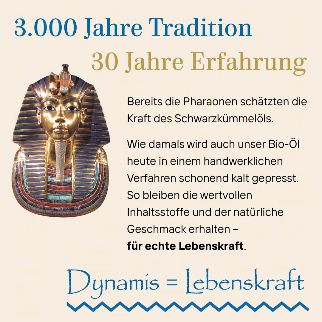DYNAMIS Bio Schwarzkümmelöl Kapseln Vegan 120 Stück – Kaltgepresst & Nativ – 100% Rein