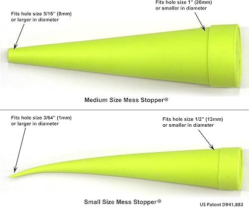 Miniatura 8 de Mess Stopper Tapones y tapones de goma universales para mangueras y accesorios de aceite hidráulico para evitar fugas, 4 grandes, 4 medianas, 12 de