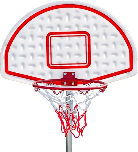 Miniatura 5 de Trampolín de 14 pies con red de seguridad, trampolín al aire libre con aro de baloncesto, alfombrilla de salto resistente y acolchado de cubierta de