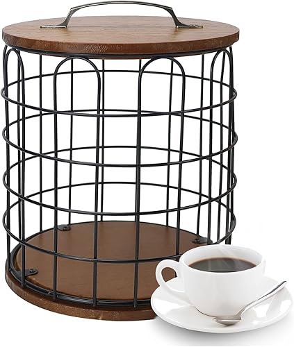 Soporte para cápsulas de café para tazas K, portavasos K para mostrador, organizador de cápsulas de café en forma de taza, cesta de almacenamiento
