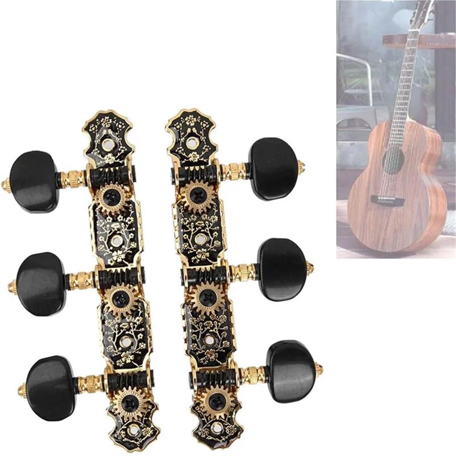 Clavijeros Bloqueo Clavijas De Repuesto Para Guitarras Clásicas