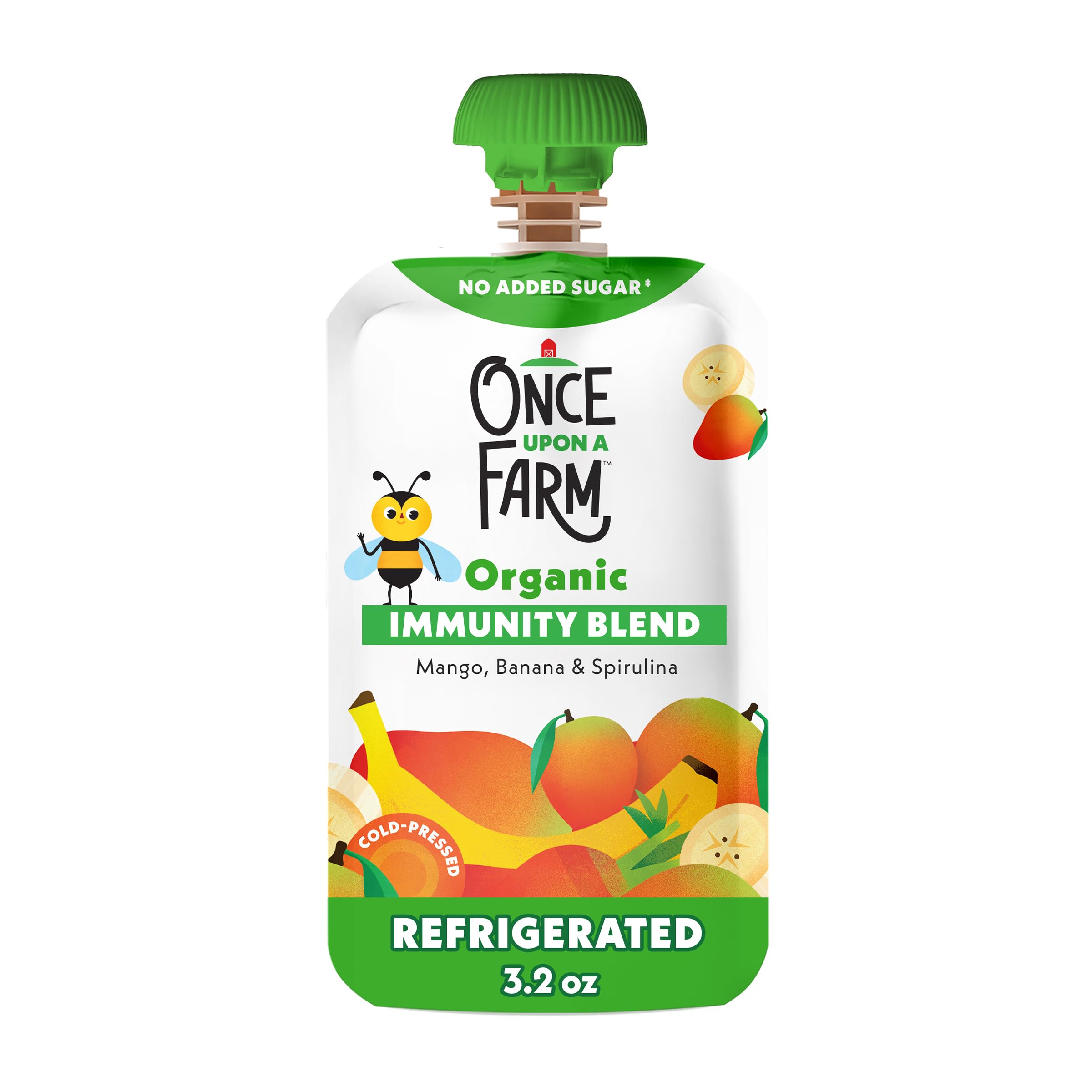 果物 33kuromani Amazon.com: Once Upon a Farm Organic Mango Banana Spirulina