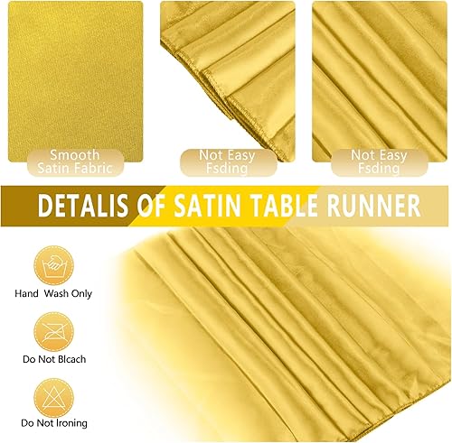 Vista 3 de WDF Paquete de 16 manteles rectangulares de plástico verde y dorado de 54 x 108 pulgadas, mantel rectangular con lunares dorados de 12 x 108 Verde