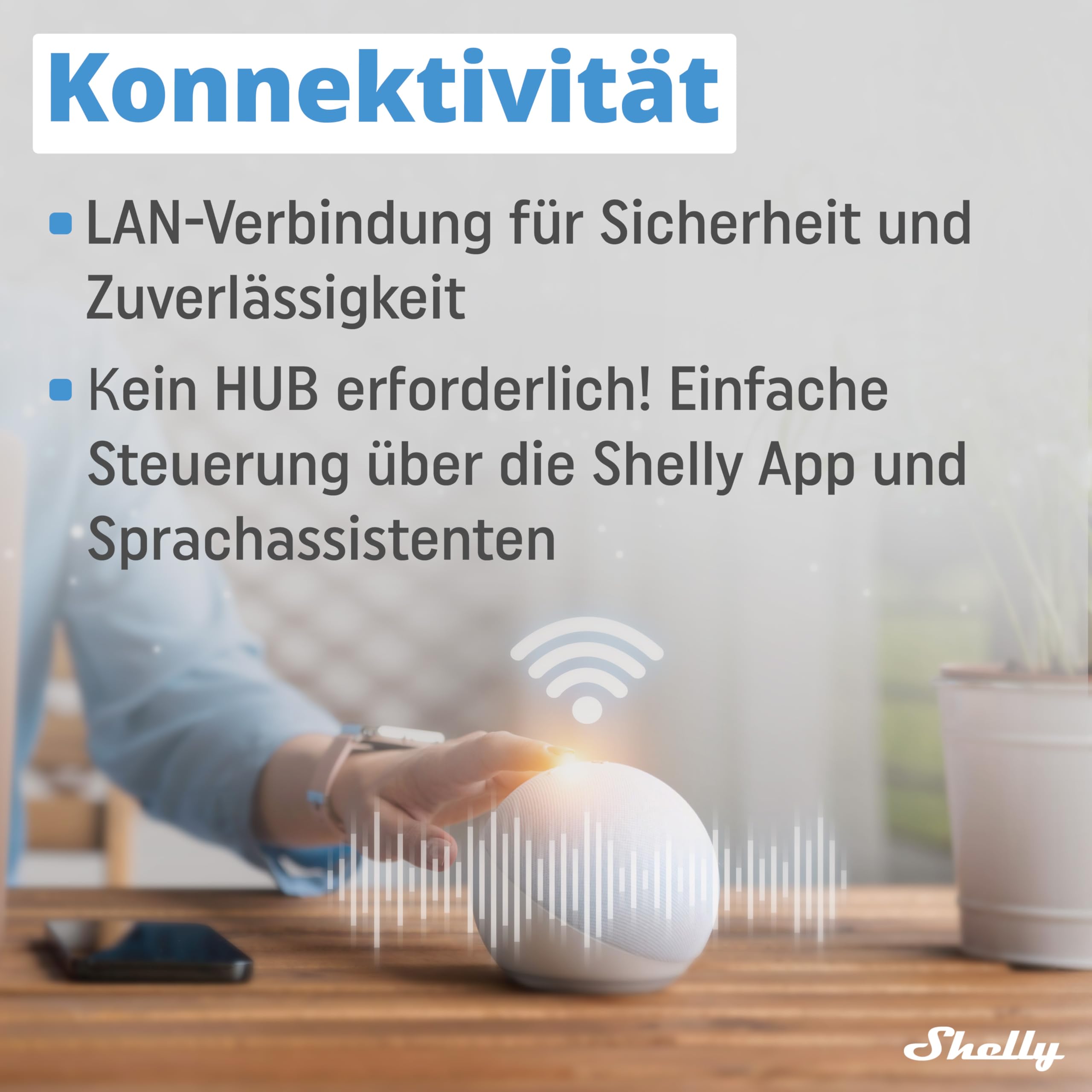 Shelly Pro EM 50A - WLAN & LAN Smart Energiezähler, 2 Kanäle auf 1 Phase, 2A Potentialfreie Kontakte, 4-Quadranten-Messung, Photovoltaik, IEC 62053-21, Kein Hub Erforderlich, Datenspeicherung
