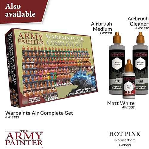 Miniatura 6 de The Army Painter Warpaint Air Fluorescent Hot Pink - Acrylic Non-Toxic Heavily Pigmented Water Based Paint for Tabletop Roleplaying, Boardgames, and