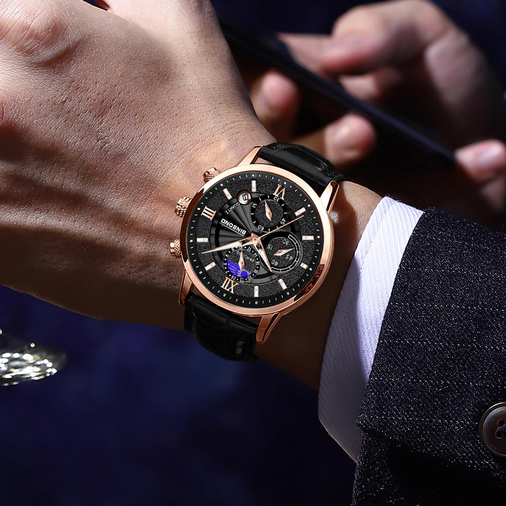 Relógio Masculino Pulseira de Couro Dial com Mão de Lua e Design Elegante Luxo Negócios para Homens com Luminoso Relógio para Homens em promoção! Veja a oferta e mais achadinhos de Relógios de pulso 3 Hoje é o melhor dia para comprar Relógio Masculino Pulseira de Couro Dial com Mão de Lua e Design Elegante Luxo Negócios para Homens com Luminoso Relógio para Homens com aquele preço maroto! Promoção! Aproveite a oferta! 3