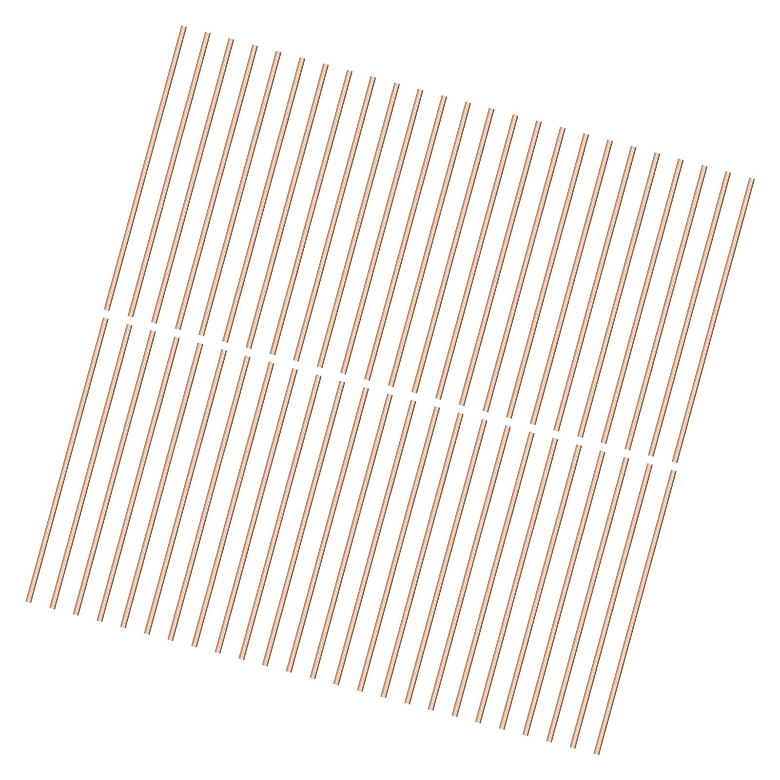 Lot de 50 tiges de brasage professionnelles avec revêtement de flux pour soudage efficace sur moteurs et instruments de soudure en bronze