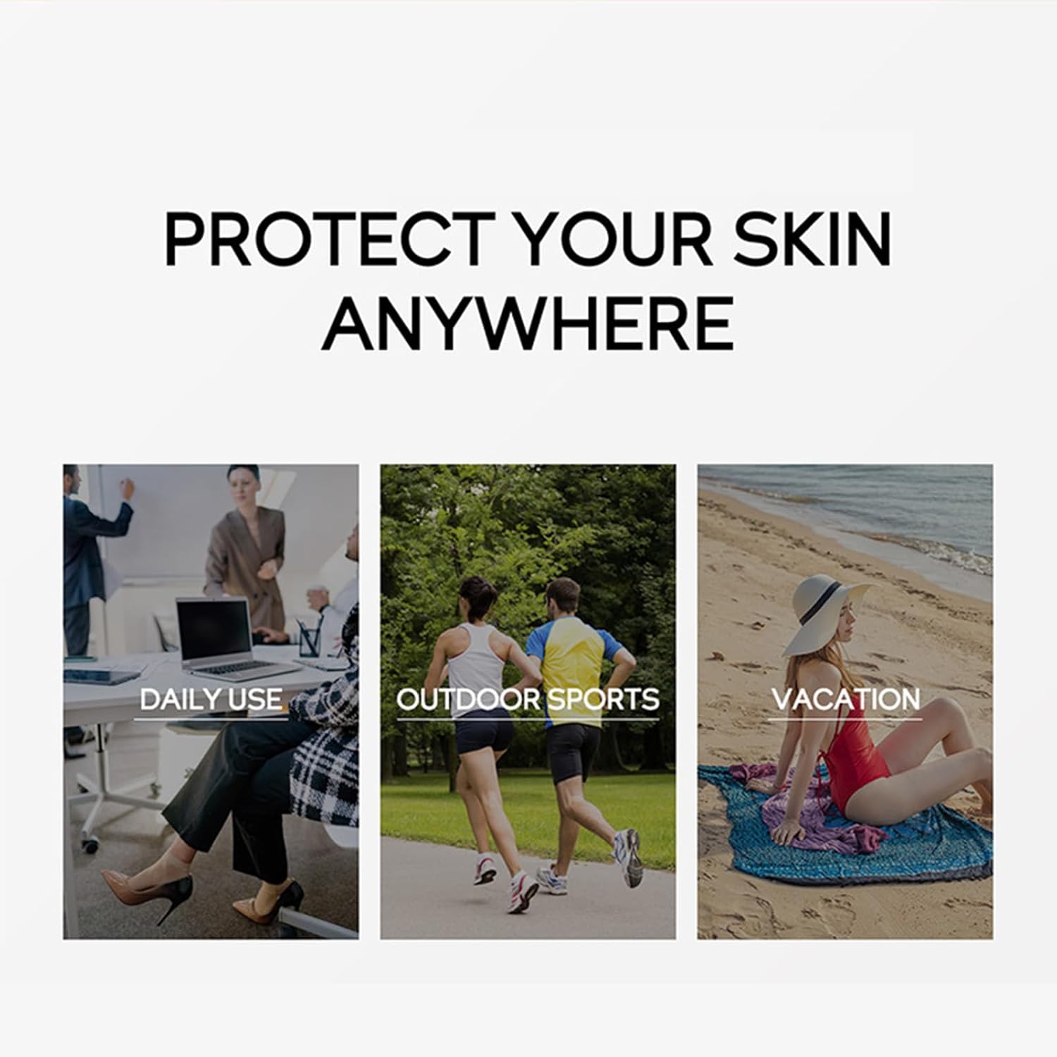 Vitamin C Sunscreen Cream SPF 50,Broad Spectrum Sun Protector Lotion For Face & Body,Lightweight and Non-Greasy Finish,Water Resistant,Long-Lasting Makeup,Travel Essentials - Image 5