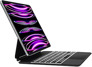 Magic Keyboard Case for iPad Pro 12.9-inch (6th, 5th, 4th, 3rd gen - 2022, 2021, 2020, 2018) Magic Keyboard Case, Wireless, Backlit, Multi-Touch Trackpad, Magic Keyboard iPad Pro 12.9, Black