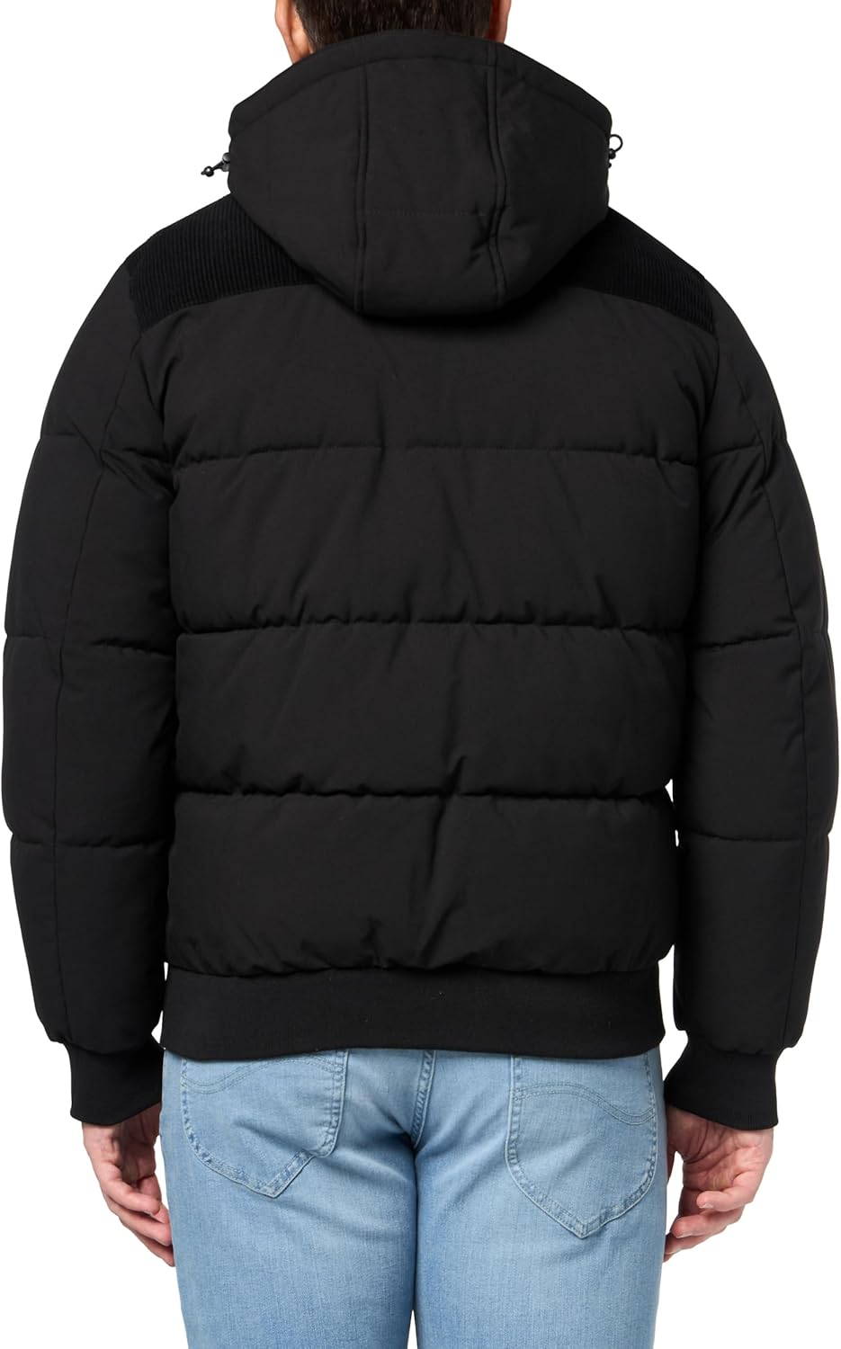 Nautica Men's Lightweight Mix Media Bomber Jacket – Mechanical Stretch Water-Resistant Coat - Image 3