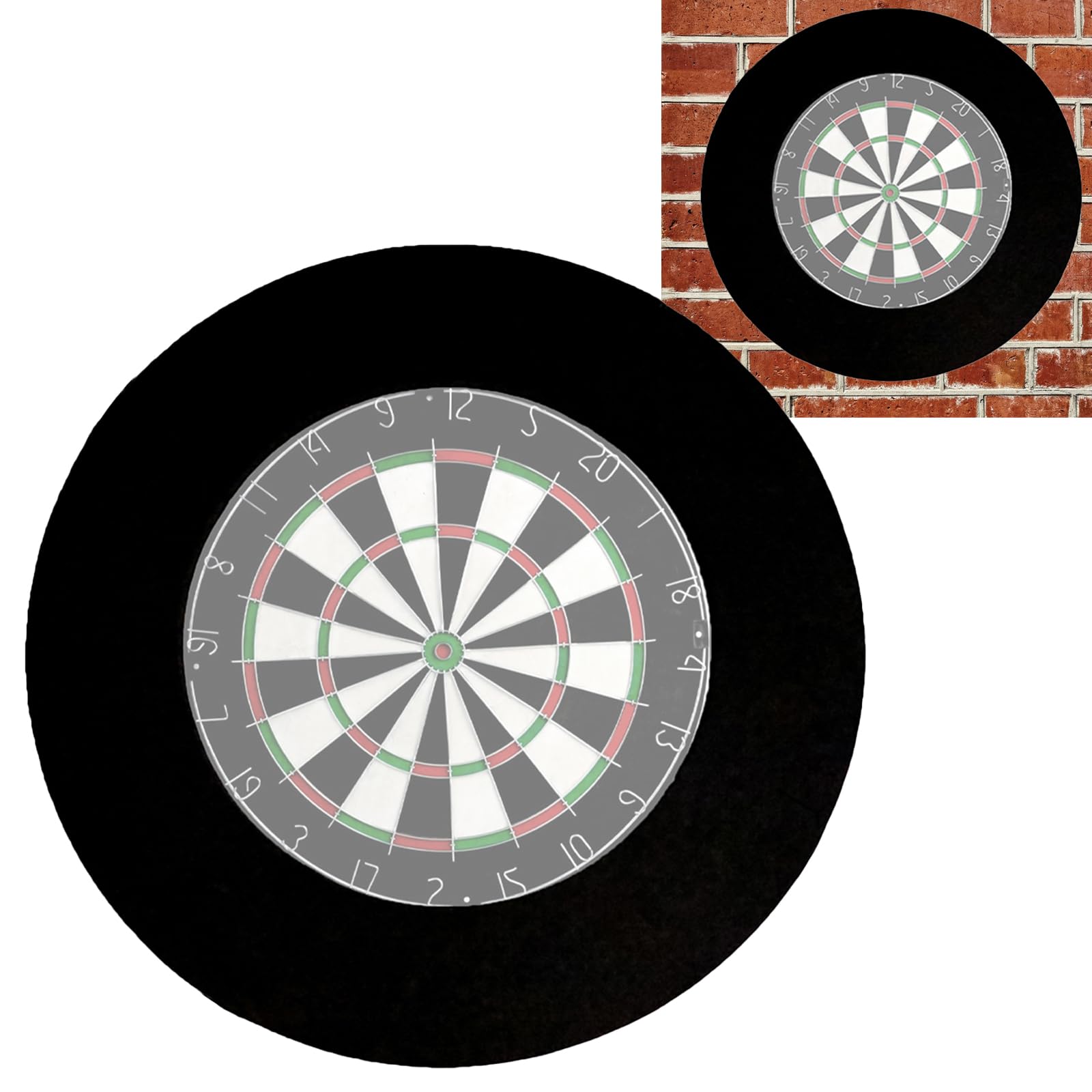 Dartboard Surround Ring passt zu Dartboards mit einem Durchmesser von 18 Zoll/45 cm, eine Dicke von 2,5 cm