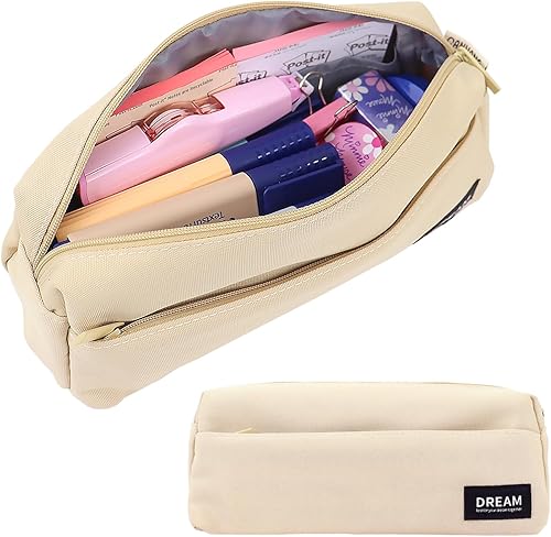 Estuche pequeño para lápices, bonito estuche estético para estudiantes, niños, niñas, adolescentes, suministros de papelería de regreso a clases,