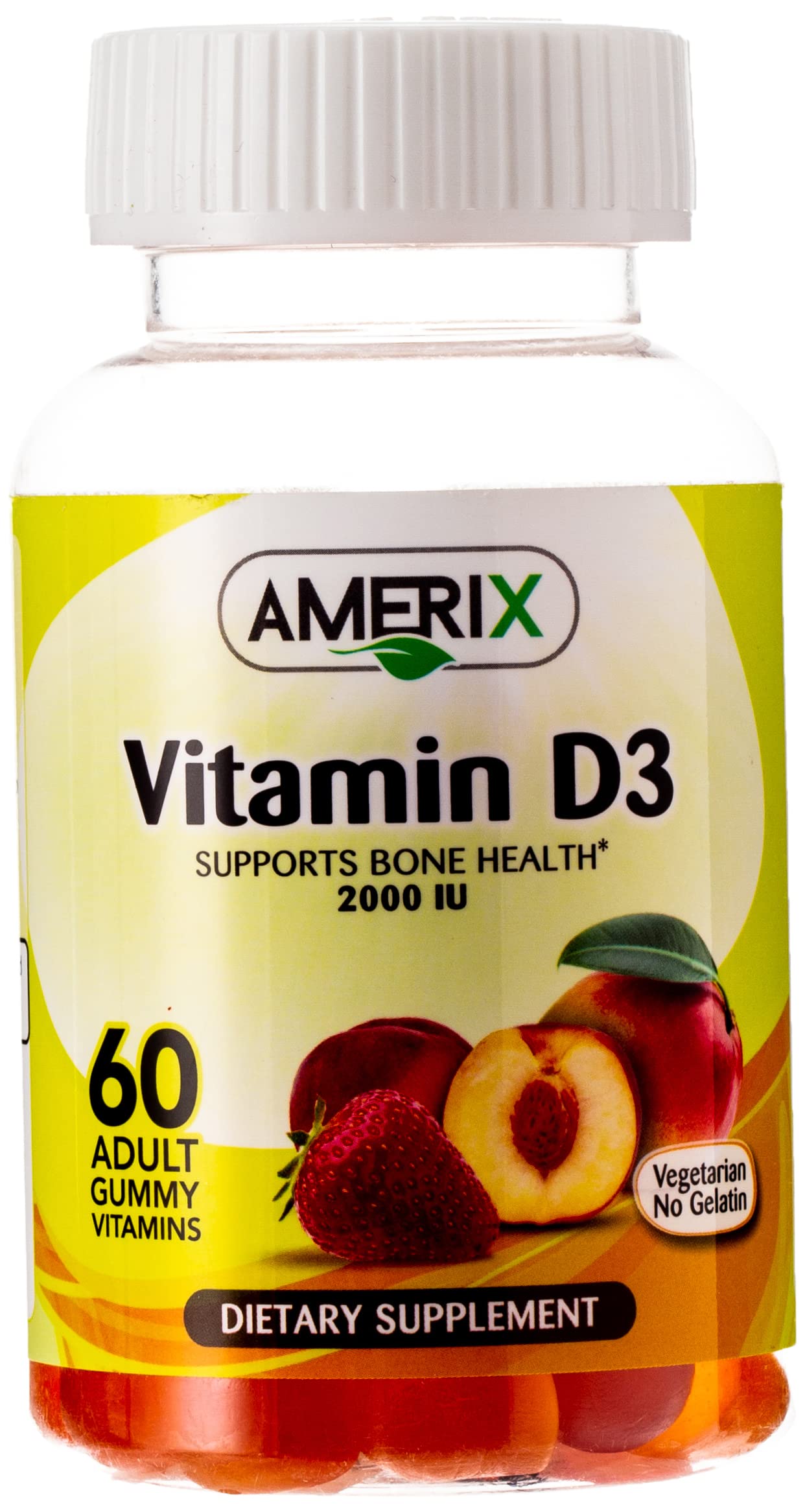 Adult D3 Vitamin Gummies, 60 Count
