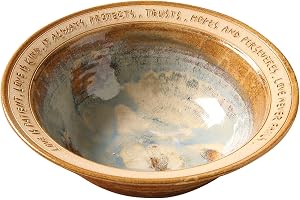 Handcrafted Stoneware Bowl: A Timeless Wedding Gift Filled with Love