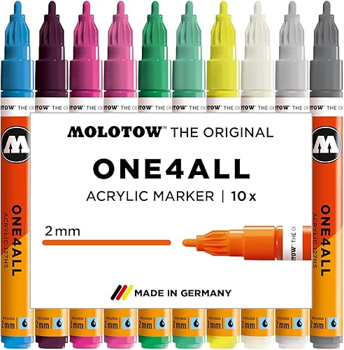 Molotow ONE4ALL - Juego de rotuladores de pintura acrílica