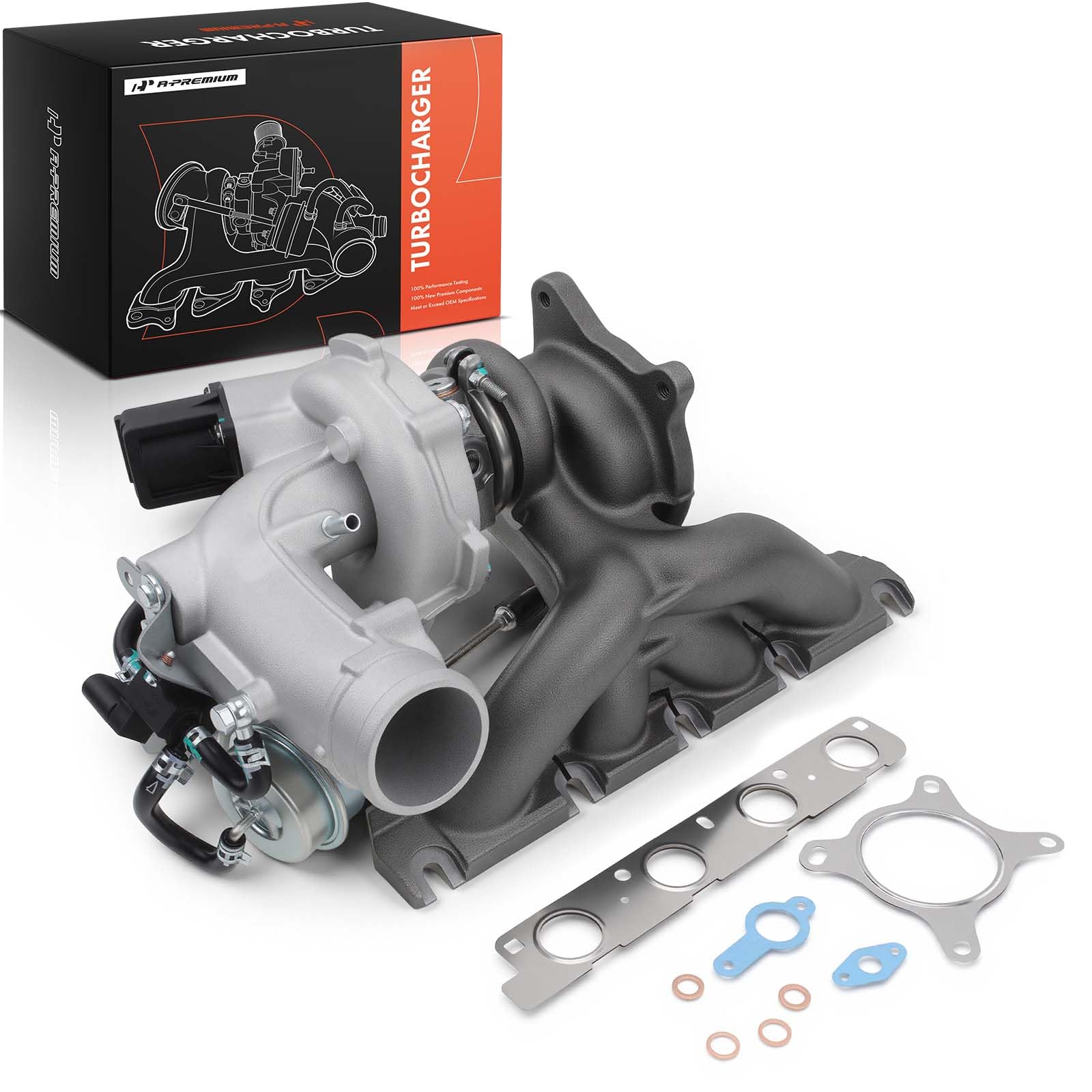 TURBO CHARGING 75 2本セット A-Premium K03 Complete Turbo Turbocharger Kit, with Wastegate