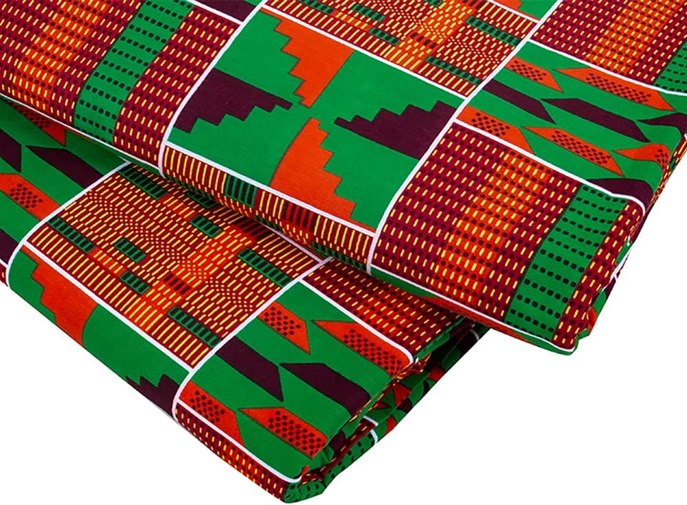 African Fabric 6 Yard Printed Wax Cloth African Ankara Fabric for Party Dress