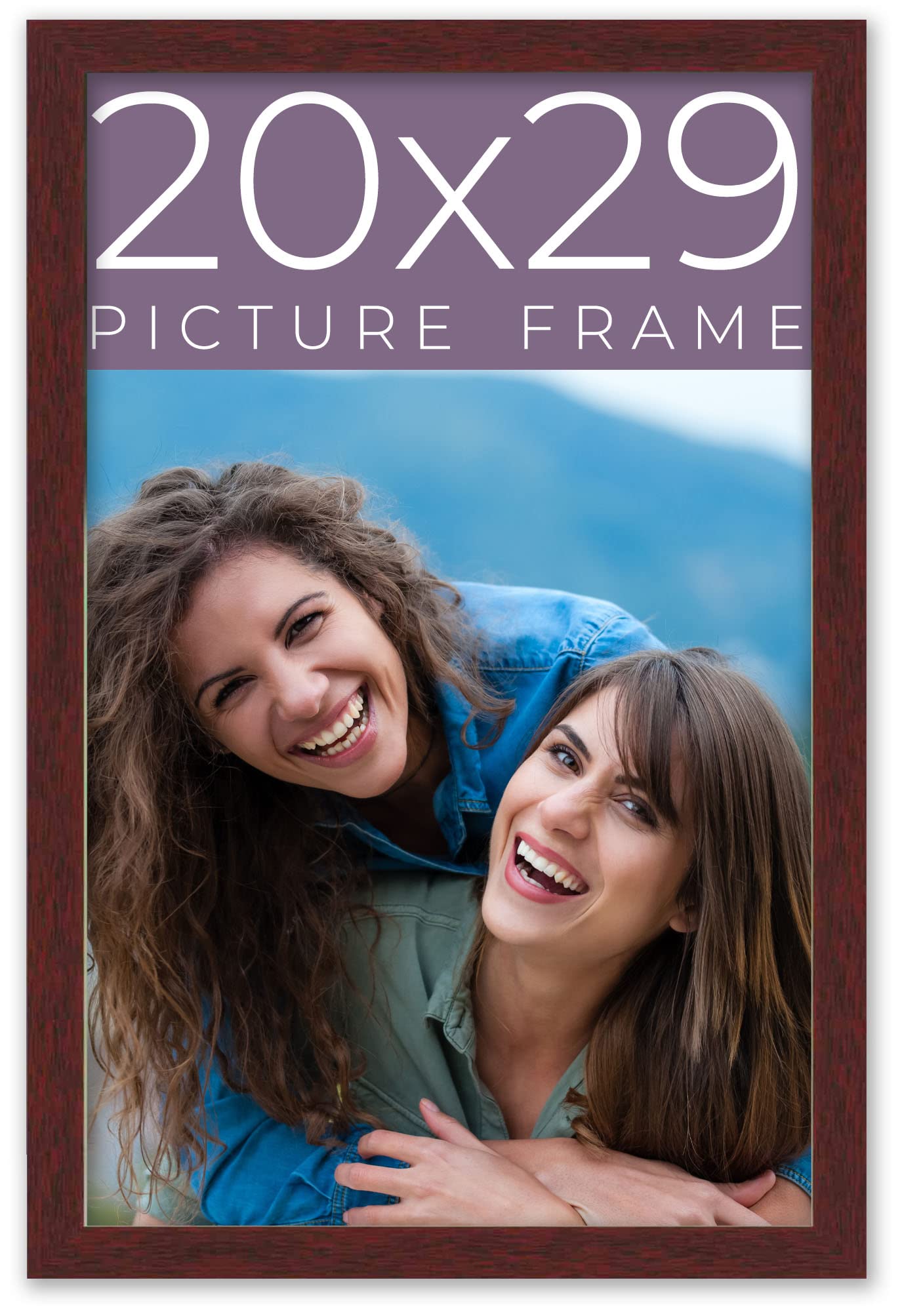 Amazon.com - 20x29 Frame Brown Solid Wood Picture Frame Width 0.75