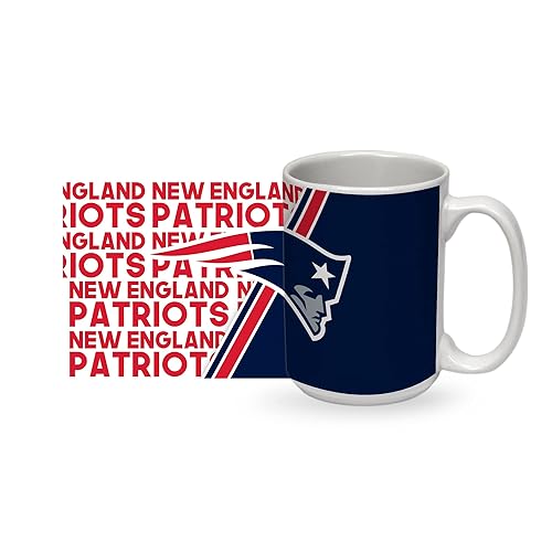 Patriots Coffee Mug — 15oz — officially licensed fan gear