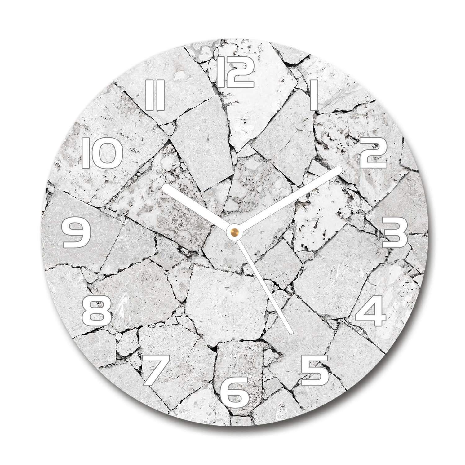 Horloge en verre silencieuse Tulup pour éliminer les bruits de tic-tac dans le salon