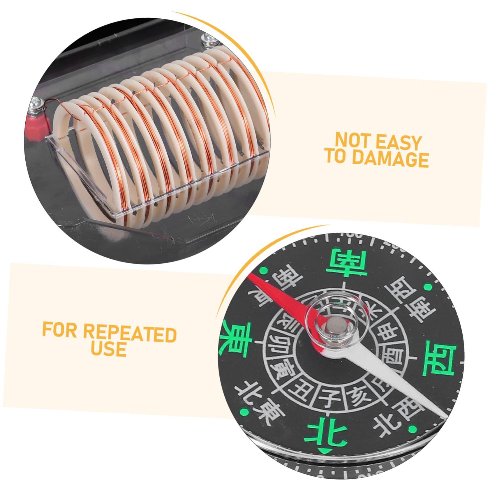 Cabilock Kit di Esperimenti di Elettricità Bobina di Induzione Elettromagnetica Attrezzatura per Progetti Scientifici Scolastici Materiale Didattico per Circuiti Fai da Te Kit