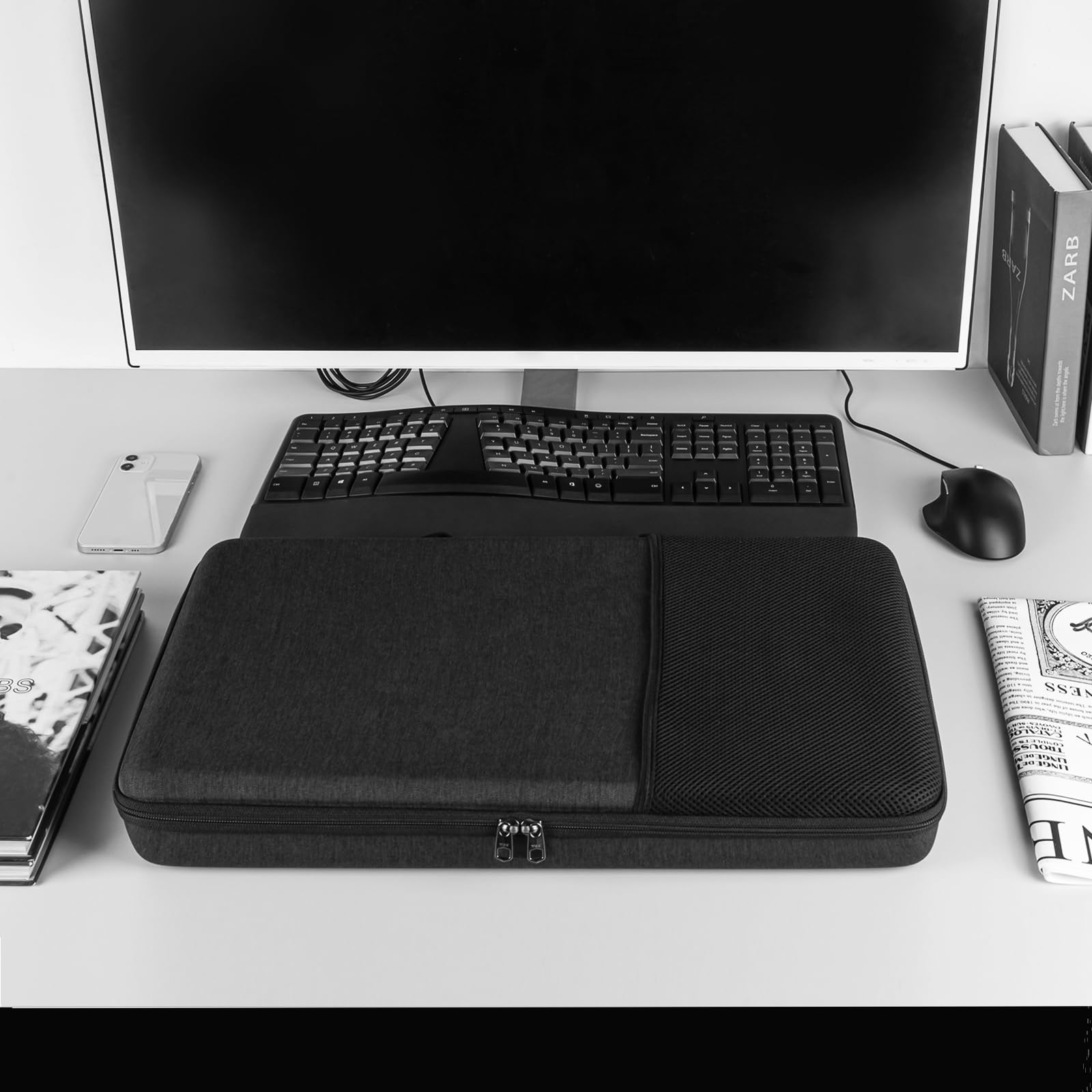 Amazon.com: GEEKRIA Hard Shell Travel Carrying Keyboard Case