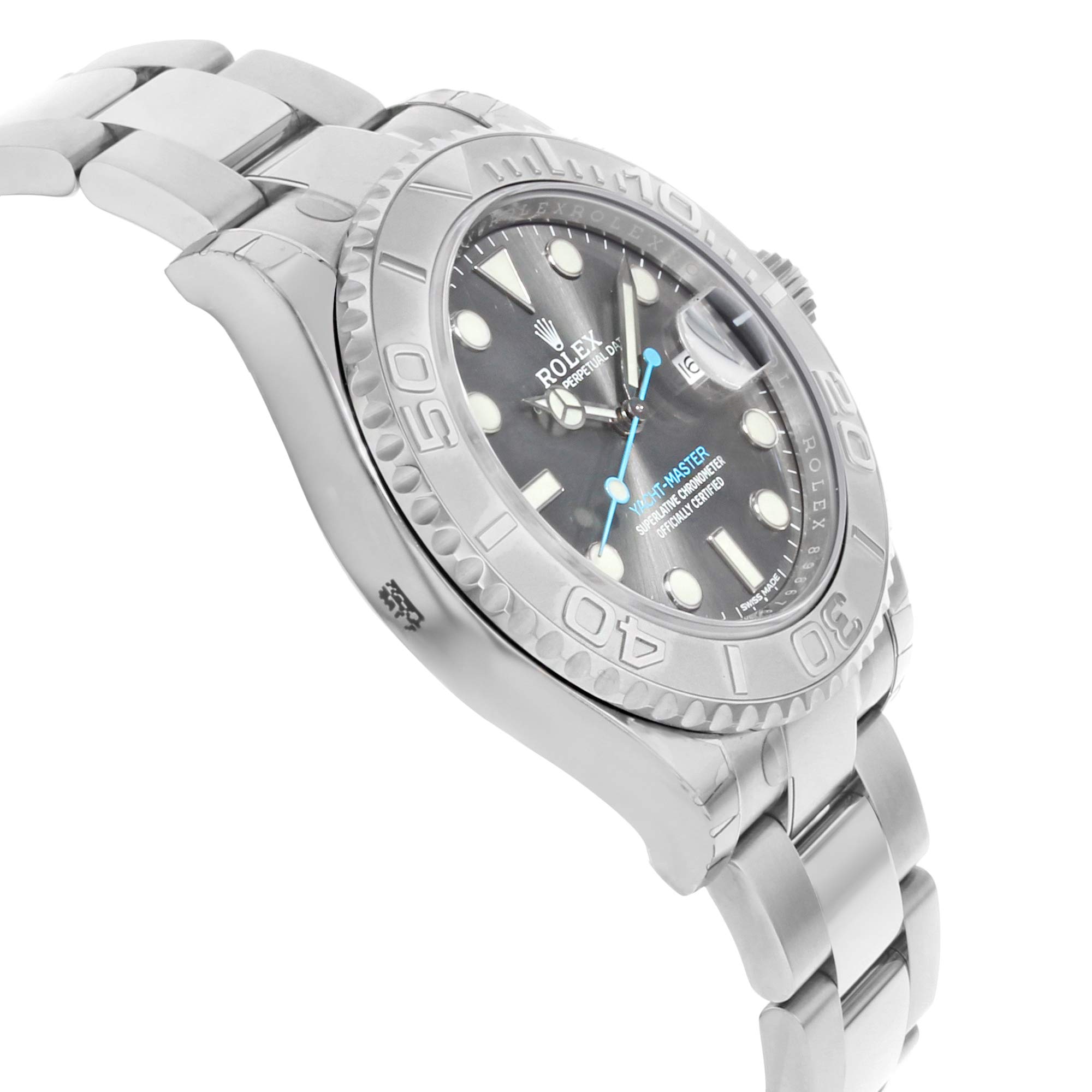 Rolex Yacht Master 40 Dark Rhodium Dial Steel Oyster Mens