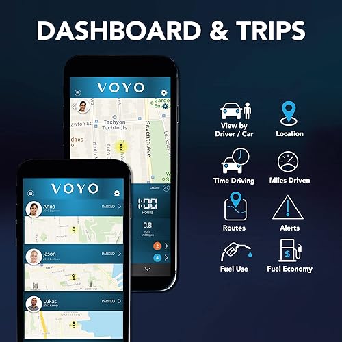 Miniatura 4 de Escáner OBD-II y rastreador de automóviles | Lector de código de diagnóstico avanzado | Integración de taller de reparación VOYOLink | Seguimiento