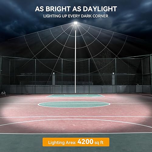 Miniatura 2 de Luz solar de calle de 12000 W con paneles solares duales, luces de estacionamiento de grado comercial con LED grandes, luces de inundación al aire