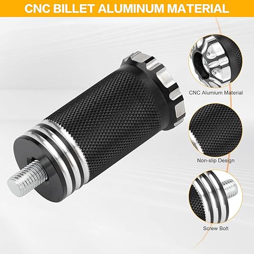 Vista 63 de Palanca de cambios de motocicleta, palancas de palanca de cambios CNC de repuesto para Harley Davidson Touring Softail Dyna Sportster Street Glide