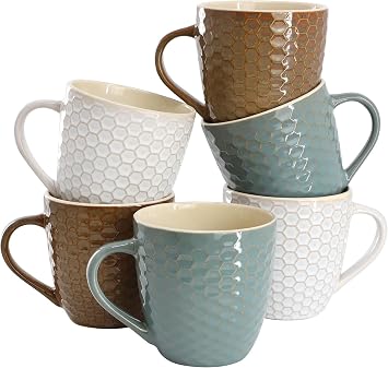 Orixforce Stoneware Coffee Mugs