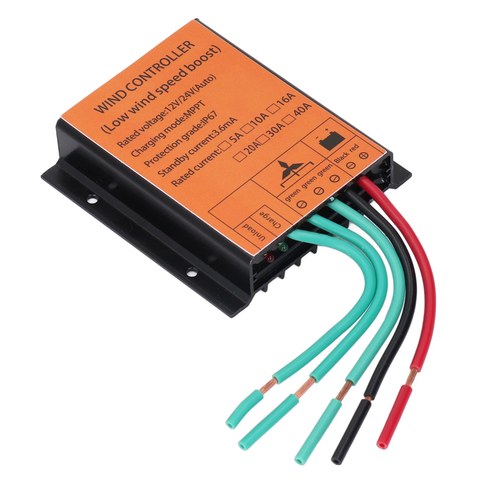 LiebeWH MPPT Wind Controller 16A 12V 24V PWM MPPT Wind Controller Automatische Anpassung für Batterien