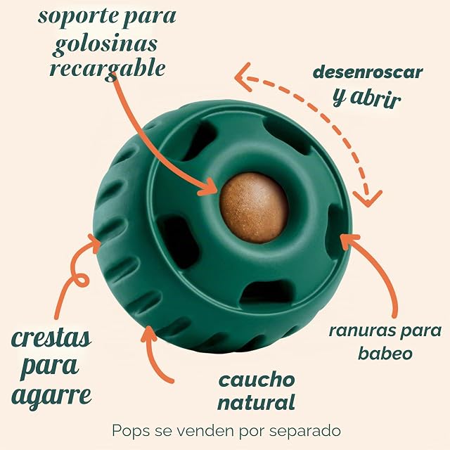 Foto 2 de 8 de WOOF Pupsicle XL - Juguete Duradero para Perros (75 Libras), fácil de Limpiar