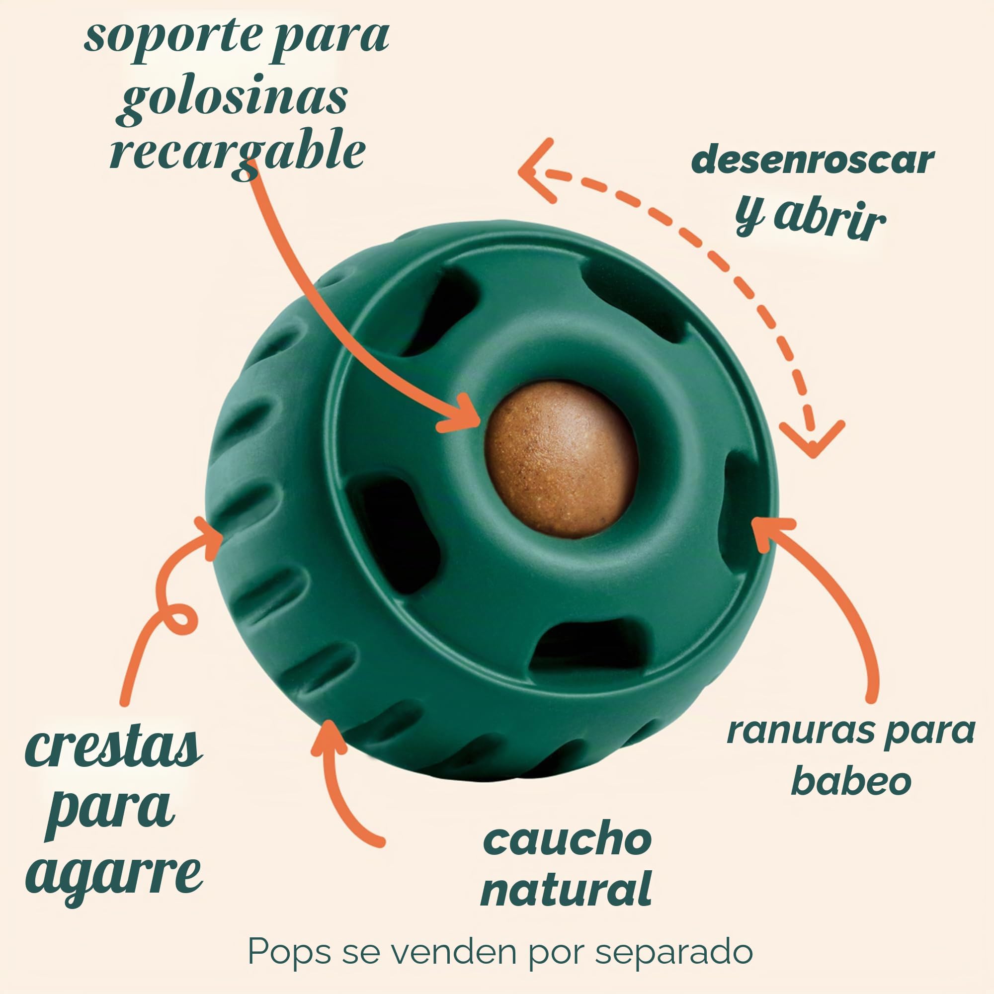 Woof Pupsicle, Juguete de Larga duración para Mantener a tu Cachorro distraído, Seguro para Perros, fácil de Limpiar, Juguetes rellenables para Perros, pequeño de 10 a 25 Libras