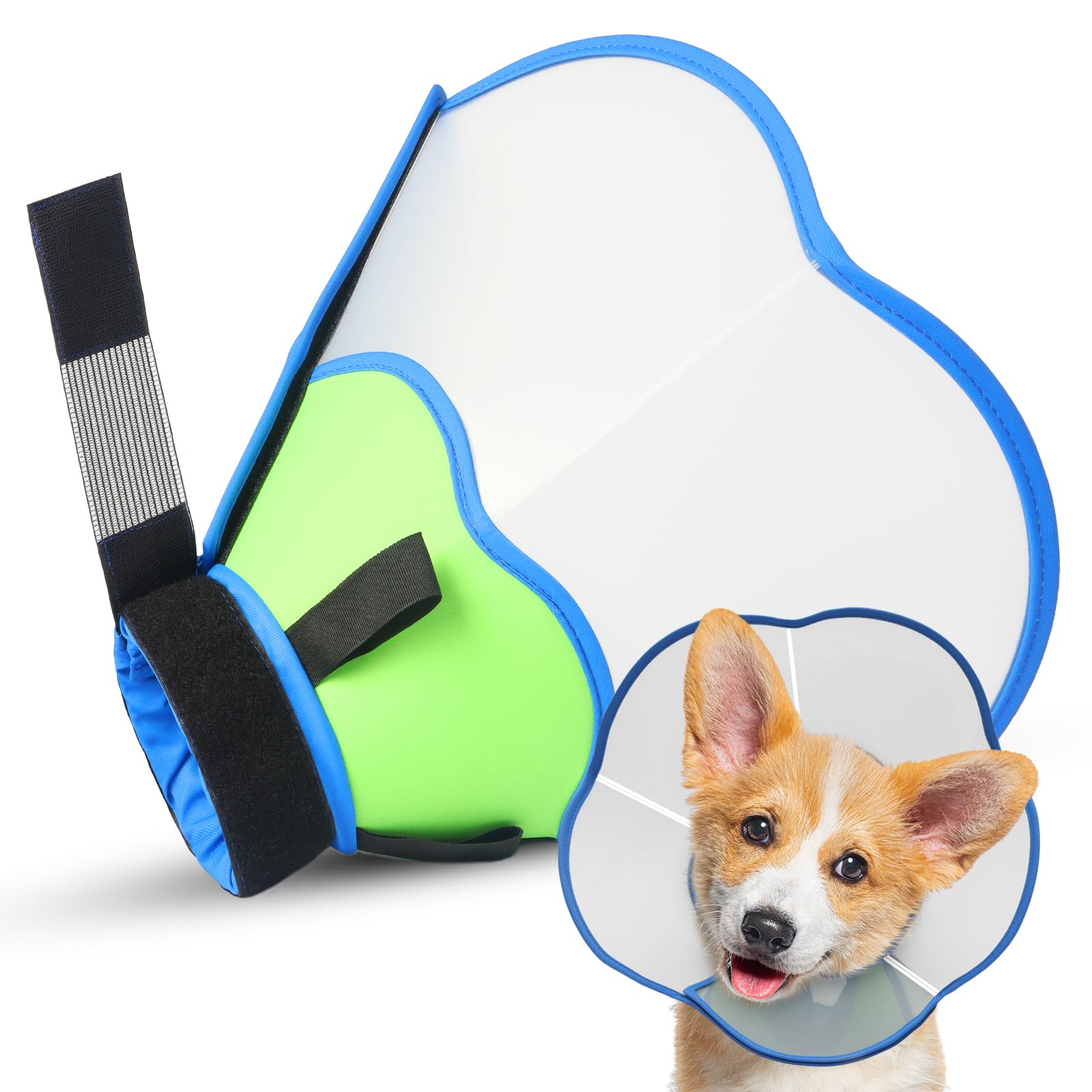 Hard & Heavy Plastic Dog Cone Collar TZBEINN