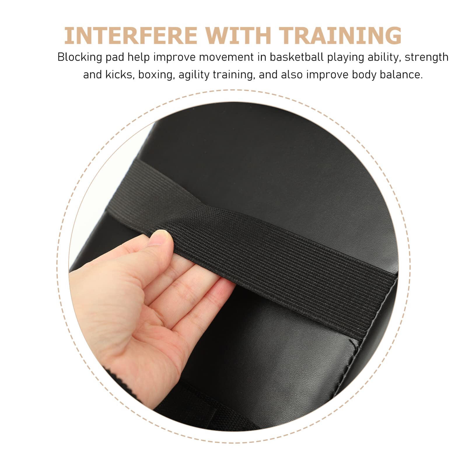 1 Pz Basket Blocker Pad Attrezzature Per L'allenamento Blocco Pad Professionale Blocco Pad Portatile Basket Training Blocker Pad Fornitura Sportiva Basket Blocker Bag