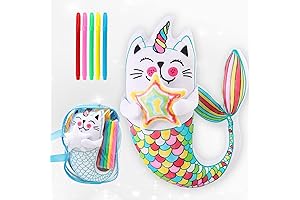 Doodle-icious Duo: Unleash Creativity with Washable Markers and Plushy Adventure Buddies!