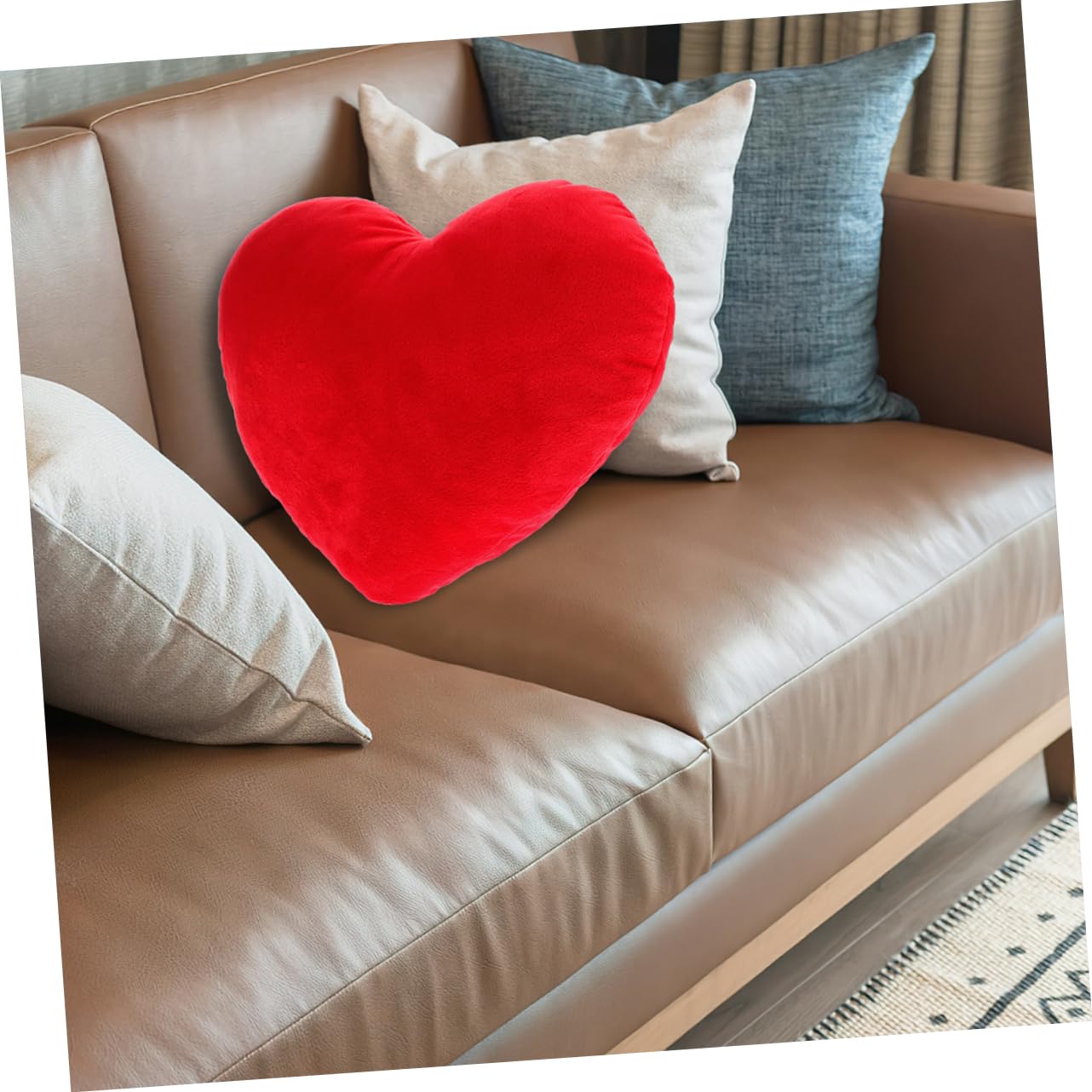 GRIRIW Heart Pillow Decorative Throw Pillow for Couch Bed Pillow Sofa Pillow Cartoon Throw Pillow