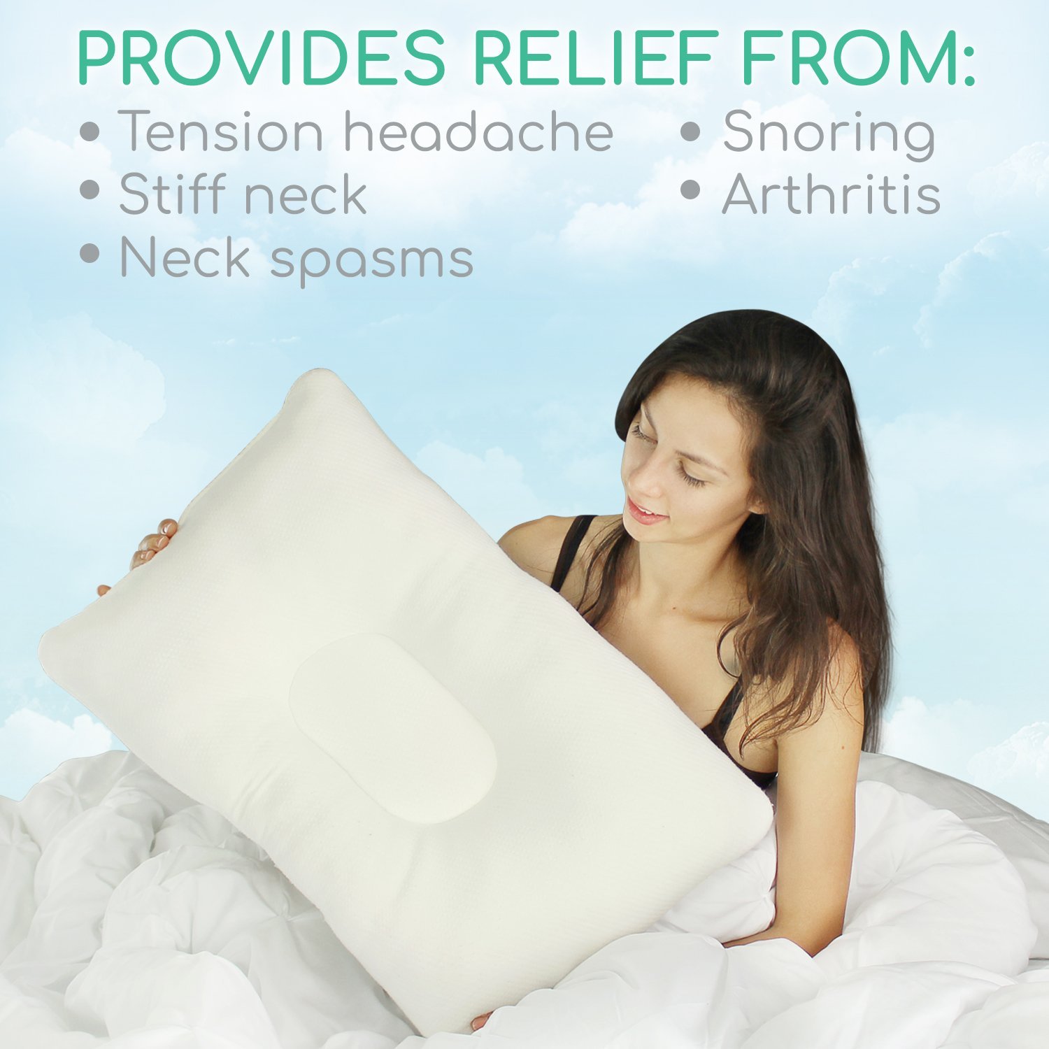 therapeutic spinal alignment pillow