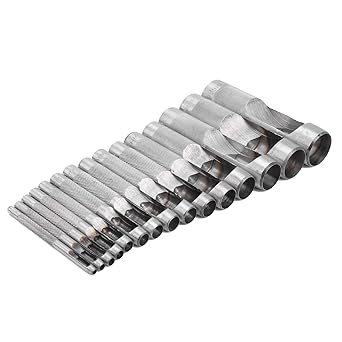 Manual Hole Puncher, Carbon Steel Anti - Rust Wear Resistance Durable Leather Puncher, Hand Operated Tool for Leather Hardware Tool Home'